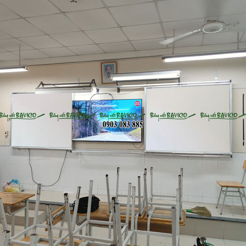 Bảng trượt ngang viết bút lông từ Hàn Quốc đa năng