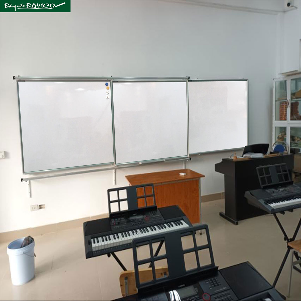 Bảng trượt ngang thông minh viết bút lông từ ceramic